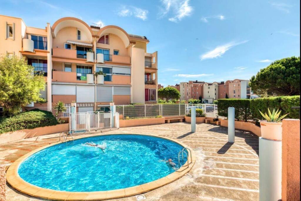 Résidence Port Soleil Duplex T3 46 m2 climatisé Gruissan Exterior foto